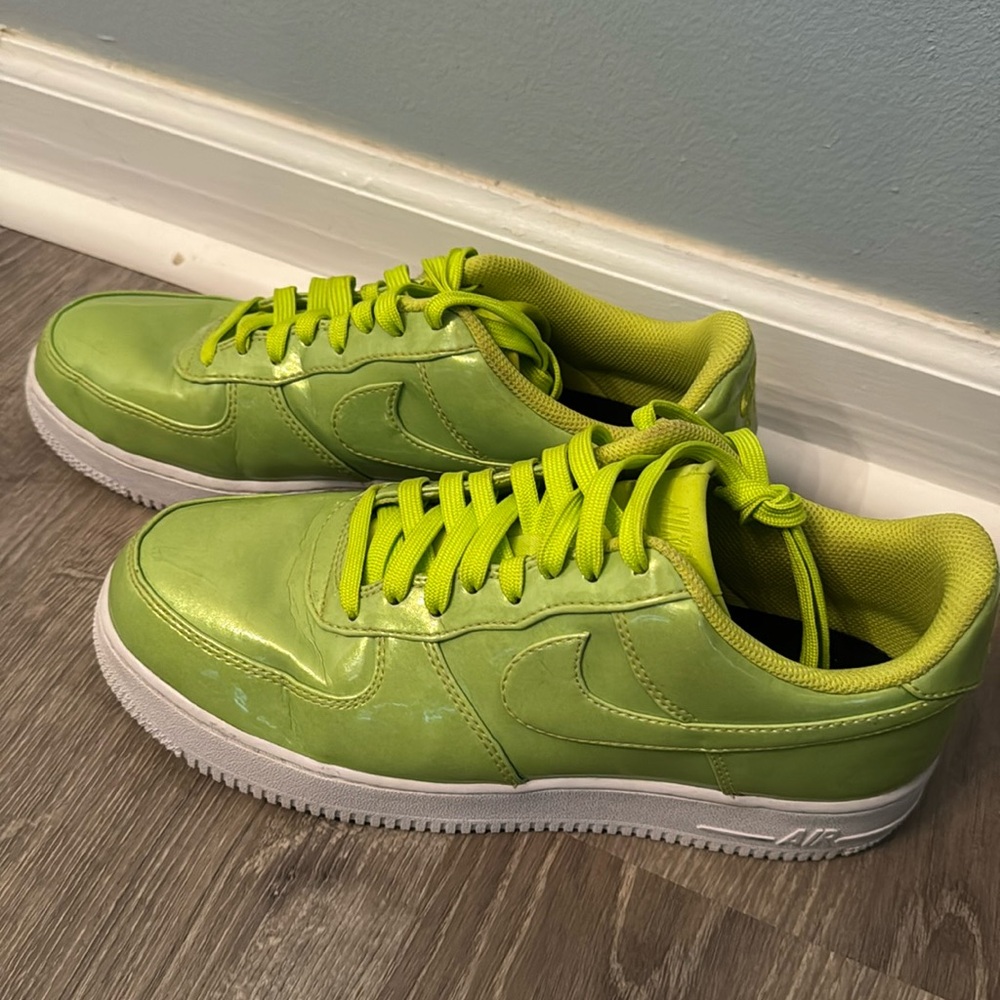 Rare Nike Cyber Green Air Force Ones